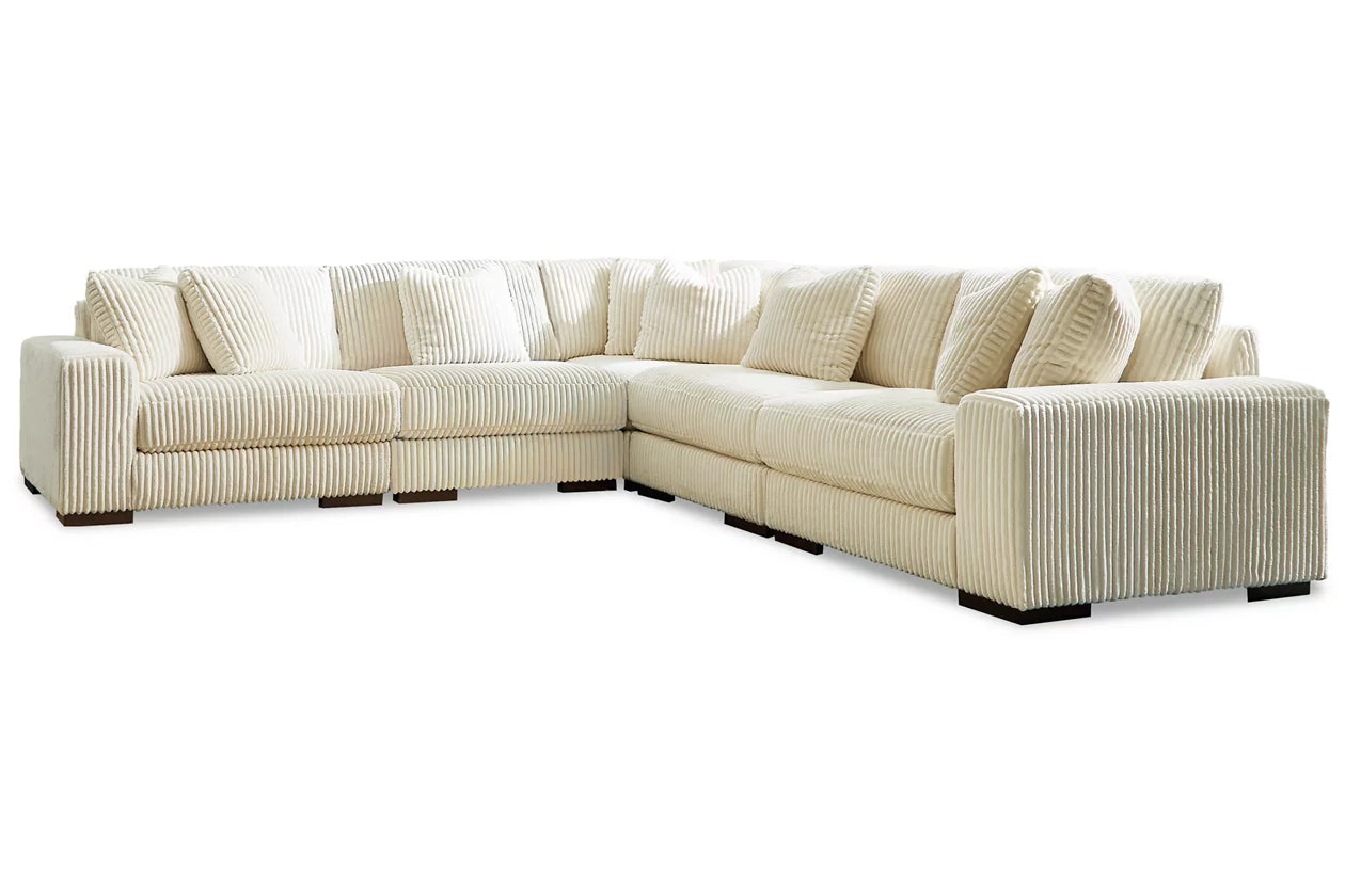 211 Ivory 5-Piece Sectional