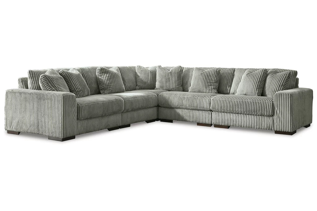 211 Grey 5-Piece Sectional