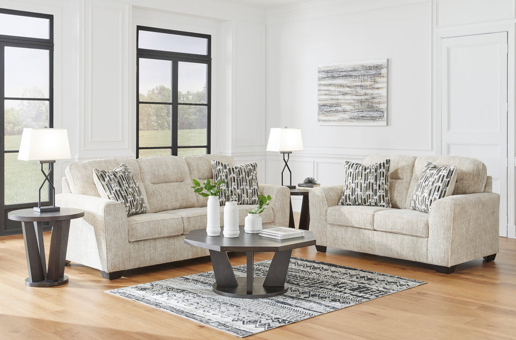 505 Parchment Sofa & Loveseat
