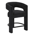 6054BK-24 COUNTER HEIGHT STOOL -BLACK