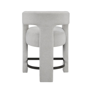 6054LG-24 COUNTER HEIGHT STOOL -LIGHT GREY