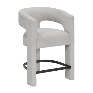 6054LG-24 COUNTER HEIGHT STOOL -LIGHT GREY