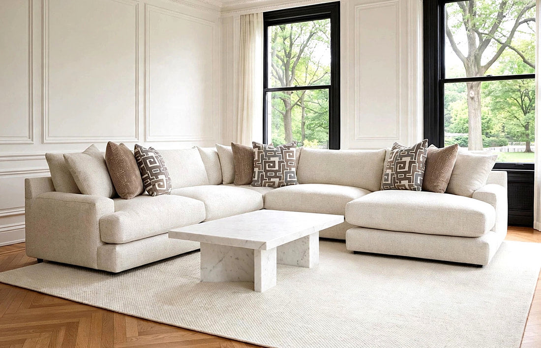 961 Jude Natural - OVERSIZED Reversible Sectional