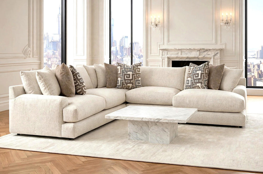 961 Jude Natural - OVERSIZED Reversible Sectional