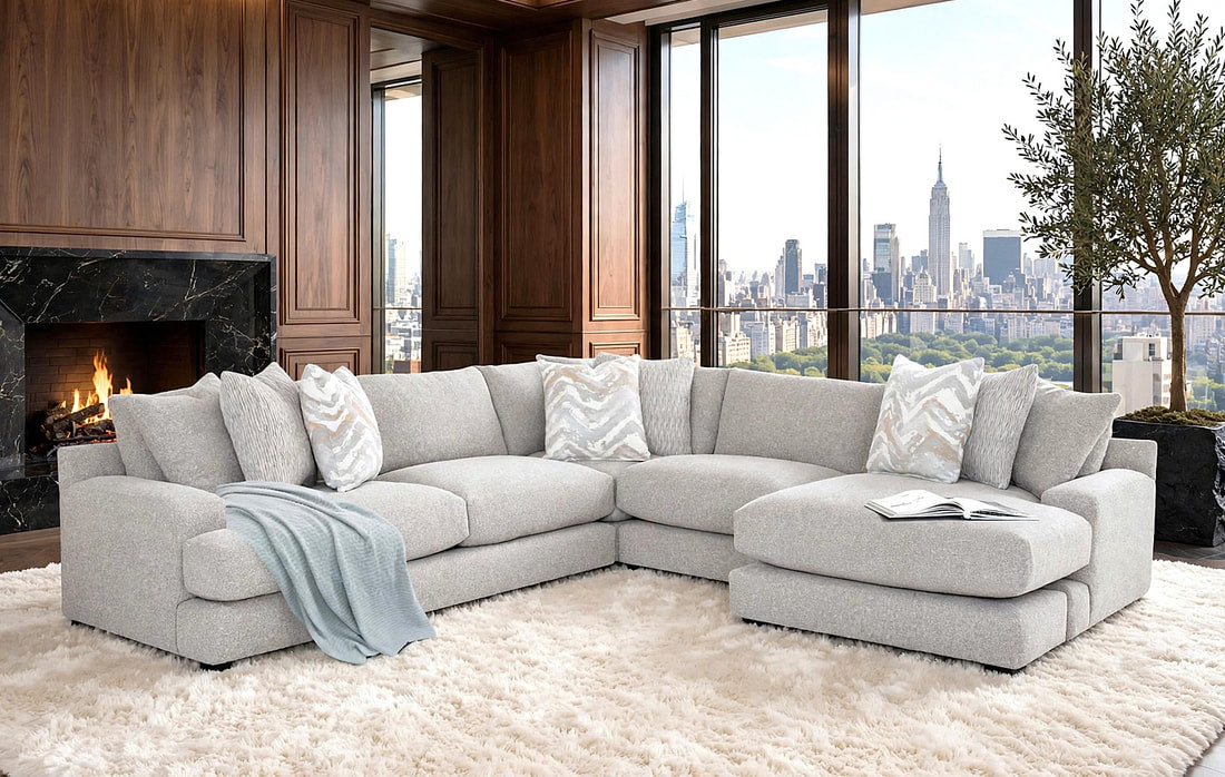 961 Meade Dove - OVERSIZED Reversible Sectional