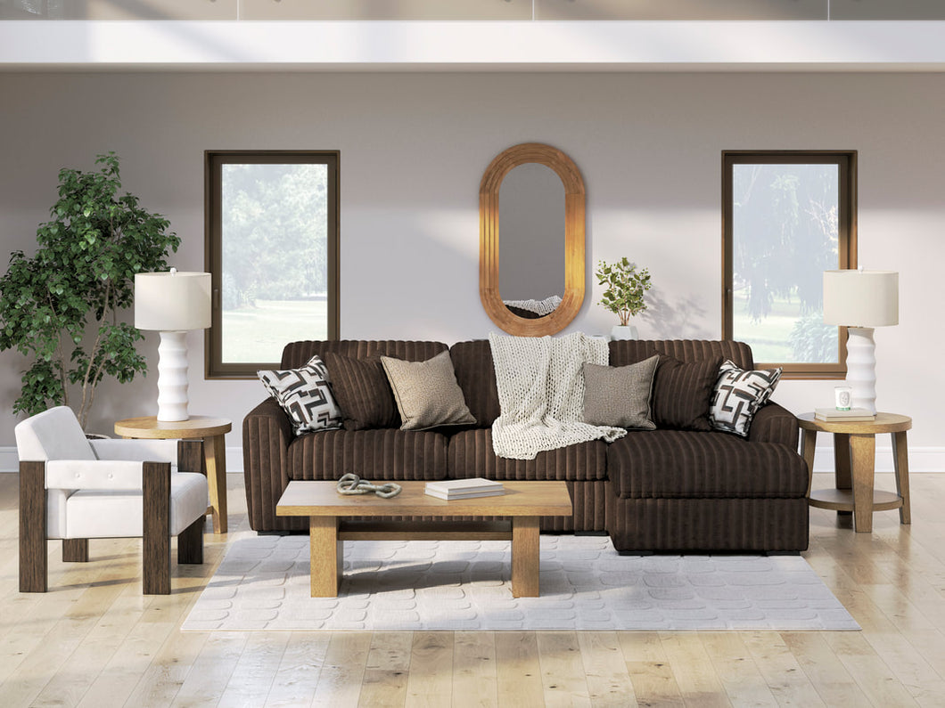 981 2pc Sectional -Chocolate