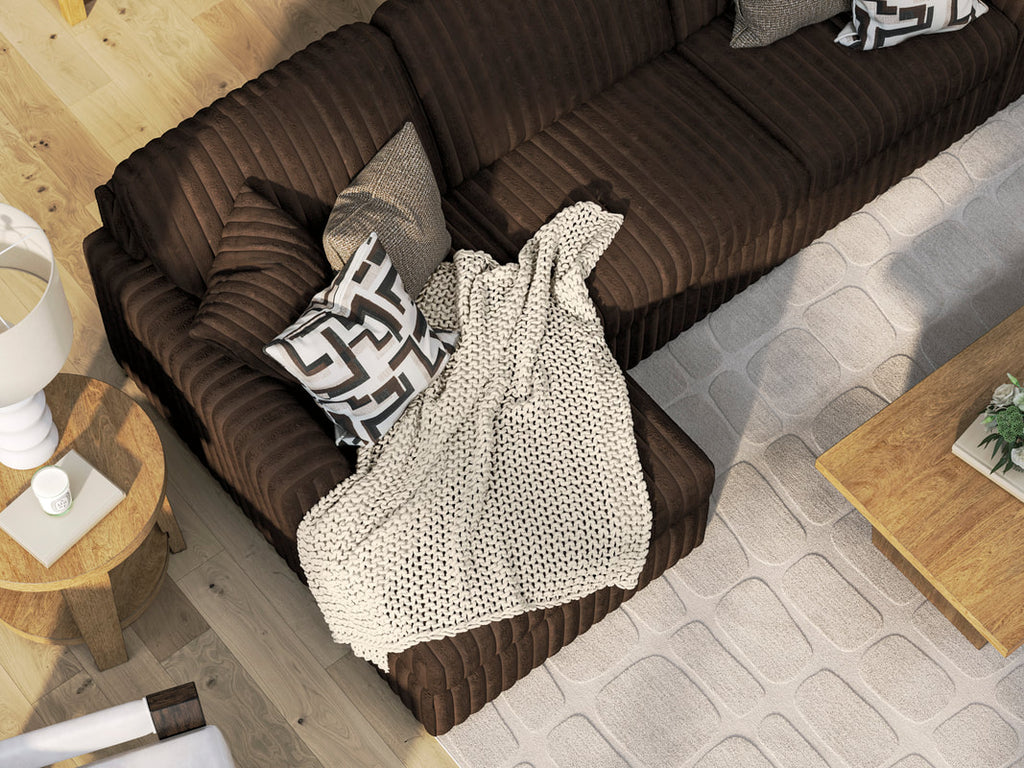 981 2pc Sectional -Chocolate