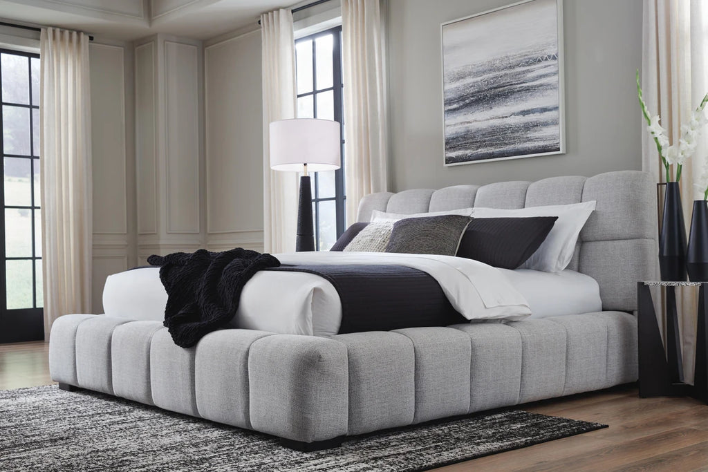 b584 Upholstered Platform Bed