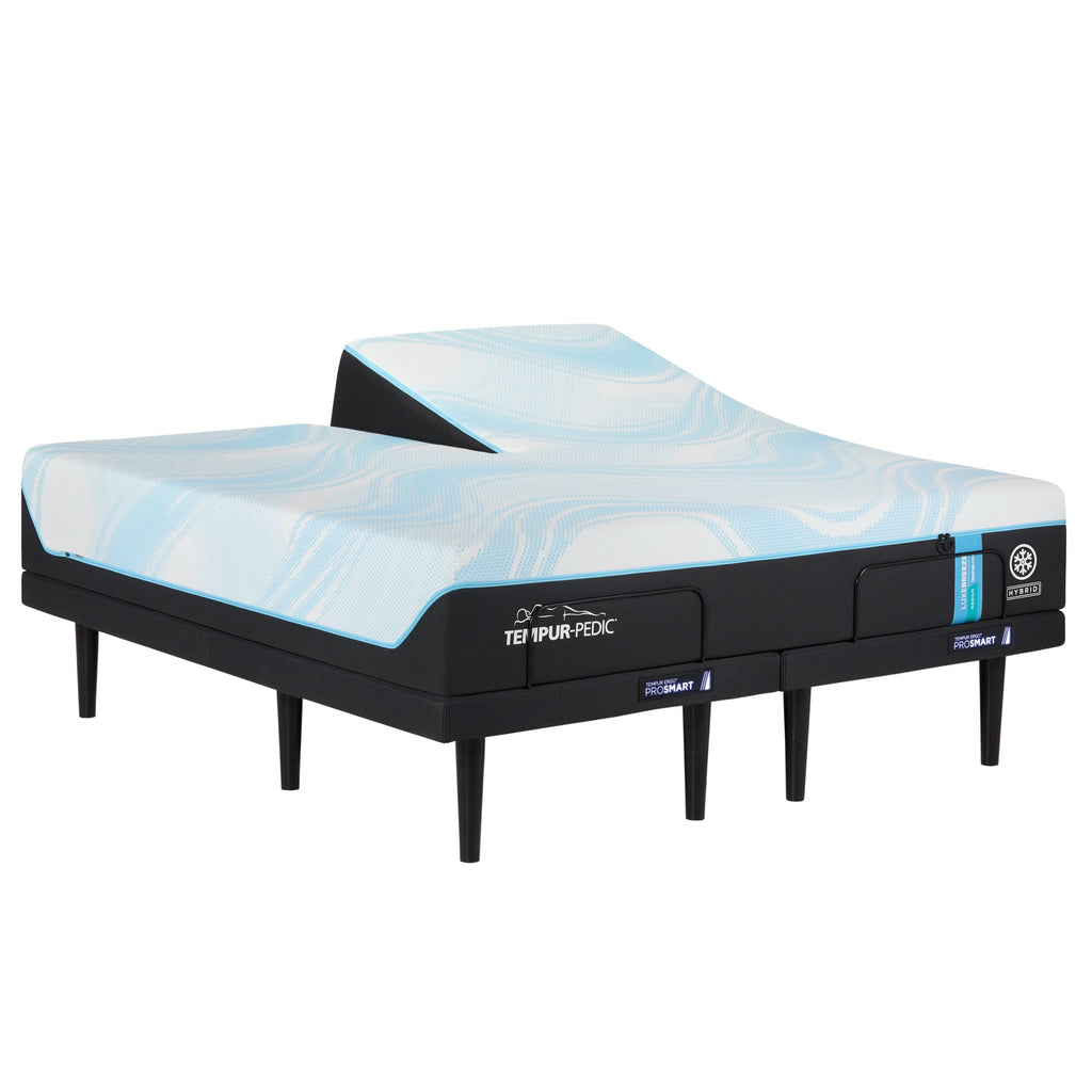 Tempur-Pedic® LuxeBreeze® Split Head King Medium Hybrid