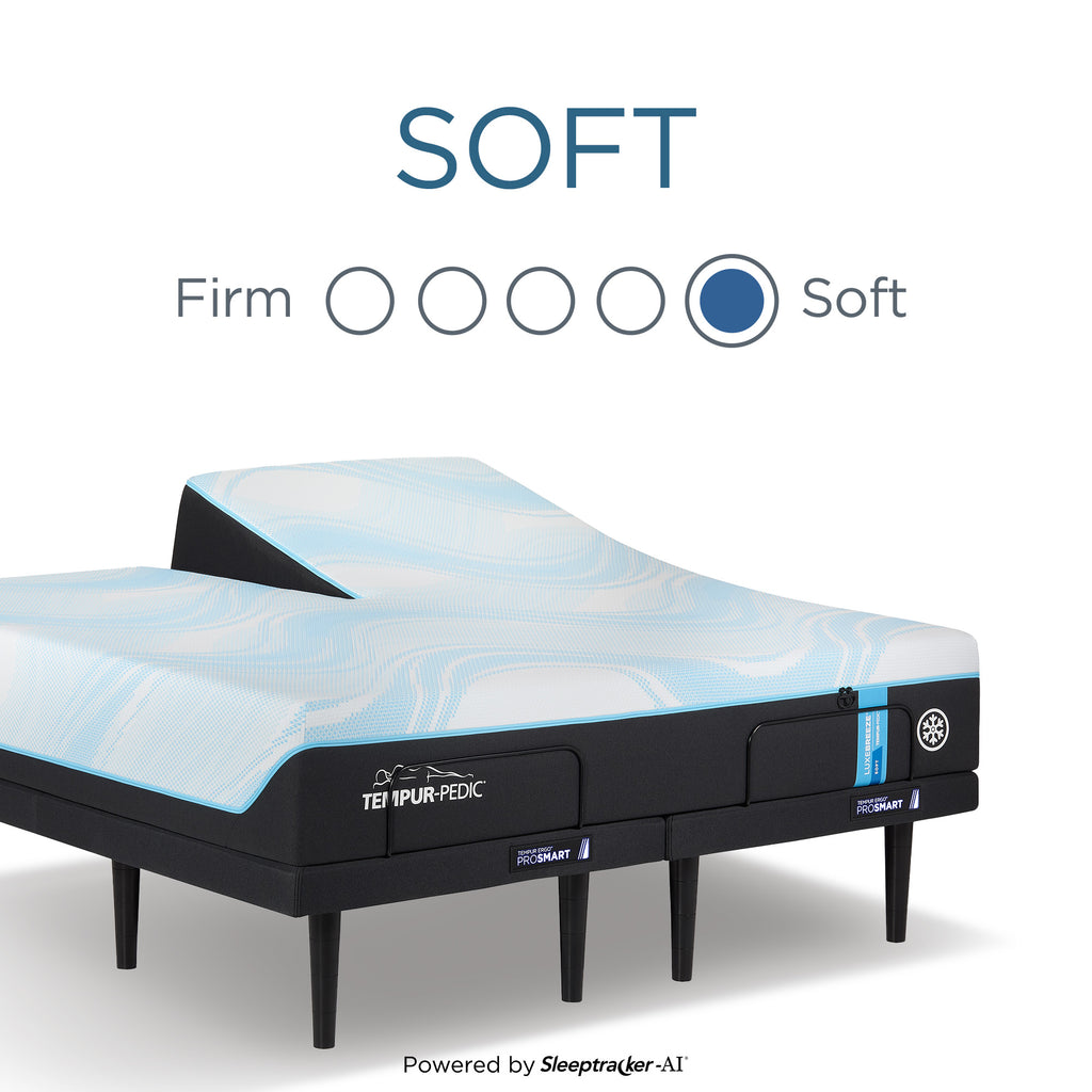 Tempur-Pedic® LuxeBreeze® Split Head King Soft