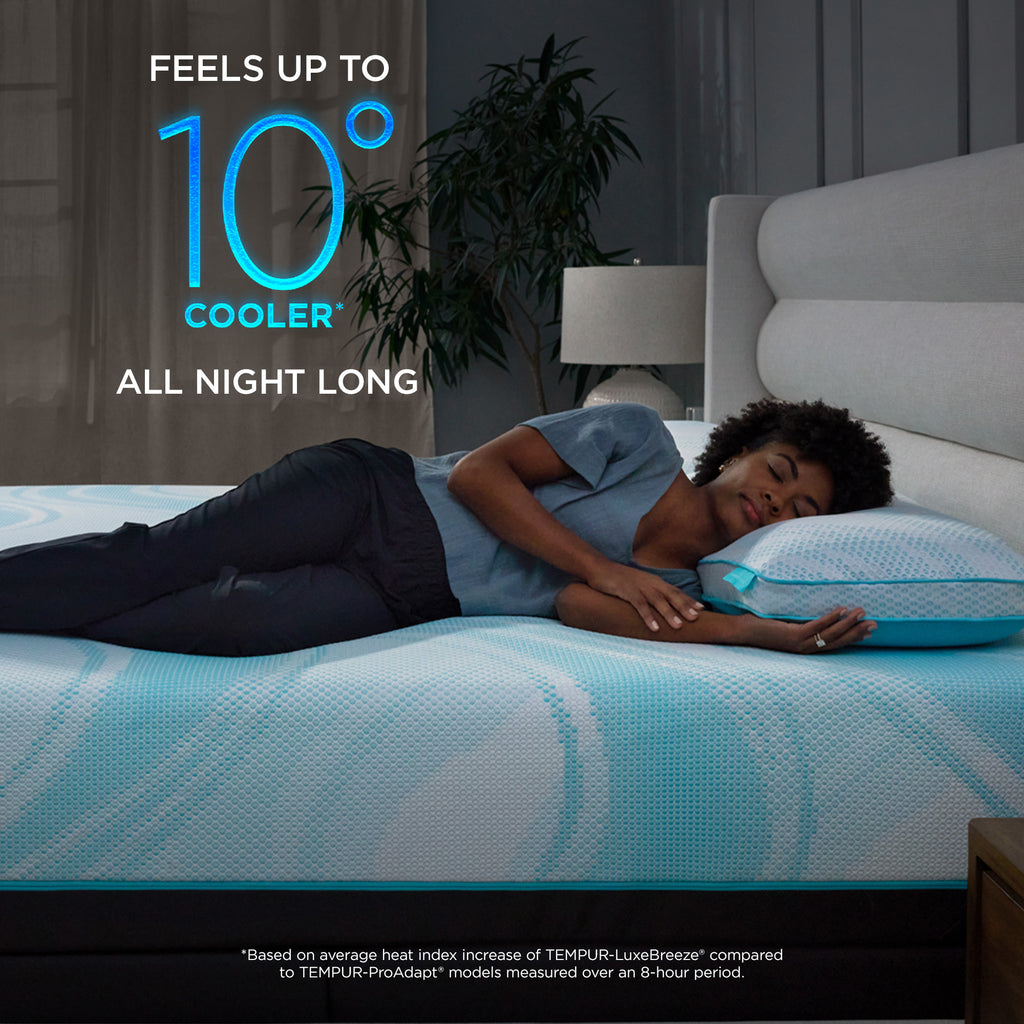 Tempur-Pedic® LuxeBreeze® Split Head King Soft