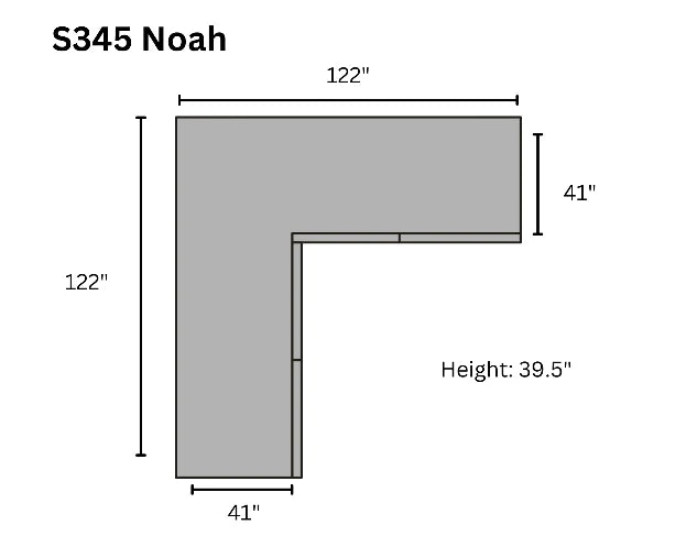 Noah Black Sectional