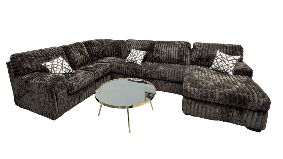 Austin Chocolate Sectional
