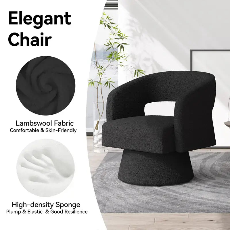 1059 Swivel Barrel Accent Chair