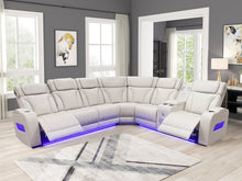 Load image into Gallery viewer, Barcelona Sand Power Reclining Sectional (Power Headrests)
