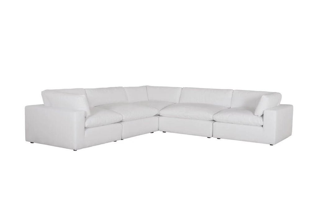 XL CLOUD WHITE Sectional + Ottoman Set (6pcs)