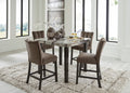 D581-13 Pub Table & 4 Chairs Set