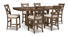 Load image into Gallery viewer, D631 - Counter Height Table + 6 Chairs Set
