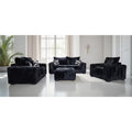 Texan Black Sofa & Loveseat Set