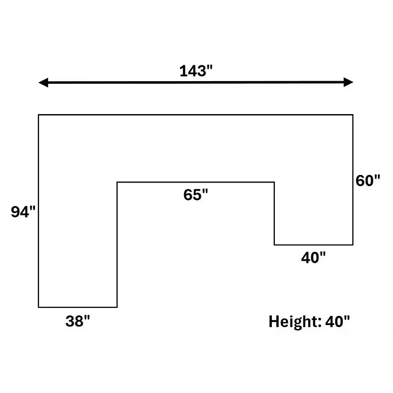 Austin Charcoal Sectional