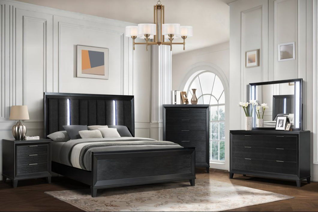 Havana Black - 4pc or 5pc Bedroom Set