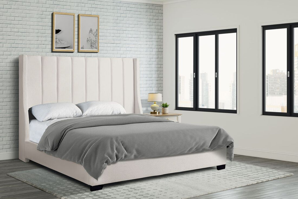 407 6ft Off White Bed