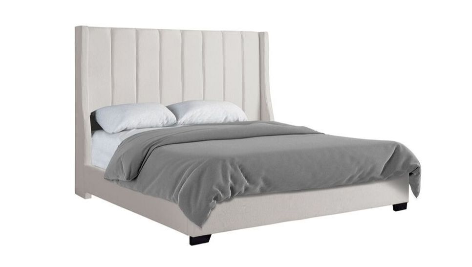 407 6ft Off White Bed