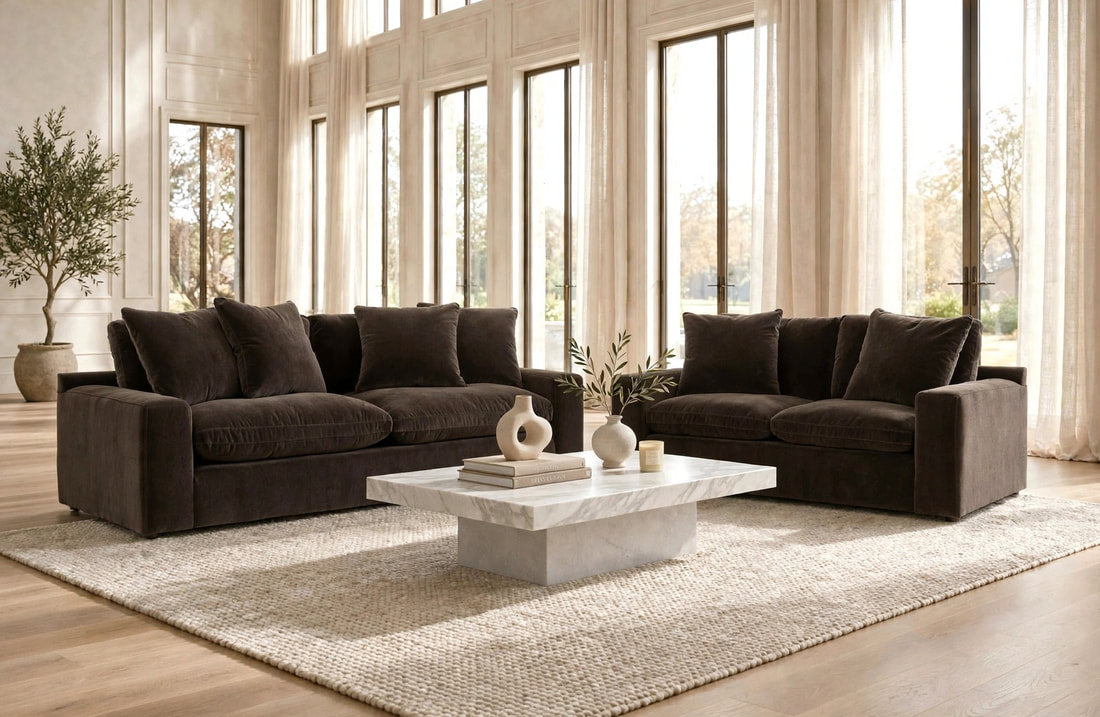 678-07 - *OVERSIZED* Sofa & Loveseat