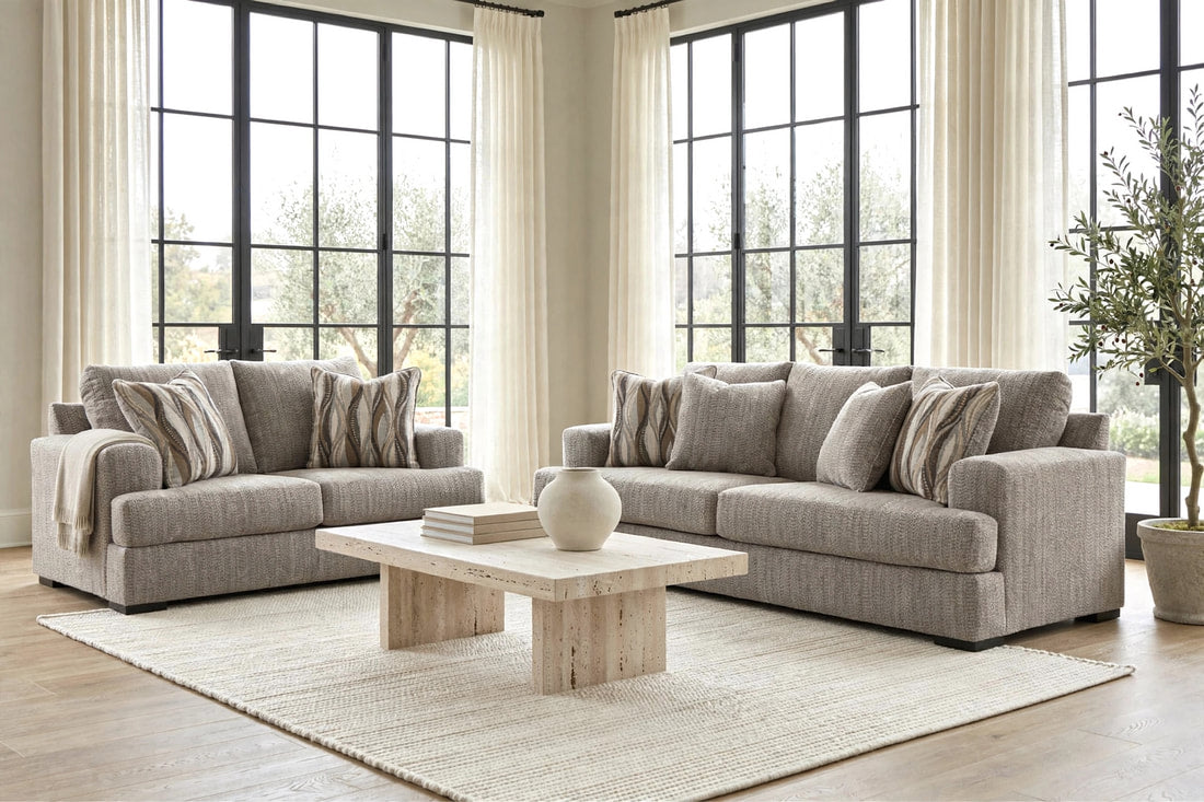 696-04 -OVERSIZED Sofa & Loveseat Set