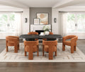 6048 Marais Dining 7pc Set (Orange)