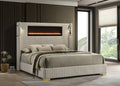 Romance2 Cream Platform Bed