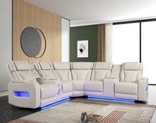 Load image into Gallery viewer, Spain Sand Power Reclining Sectional (Power Headrests)
