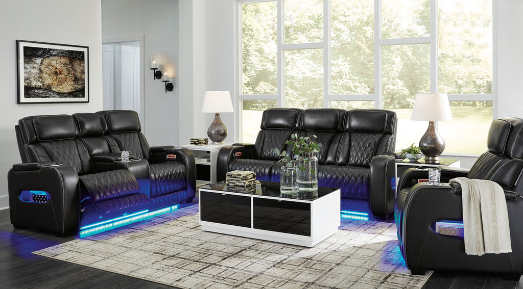 U271-06 Power Reclining Set (Genuine Leather + Air Massage)
