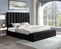 Valencia - Black Platform Bed - Queen, King