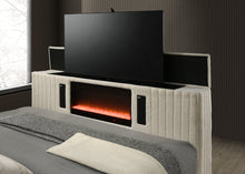 Load image into Gallery viewer, Villa Off-White Platform Bed

