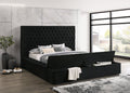 Paris Black Platform Bed