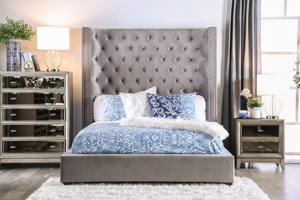 Rosabelle Grey Bed