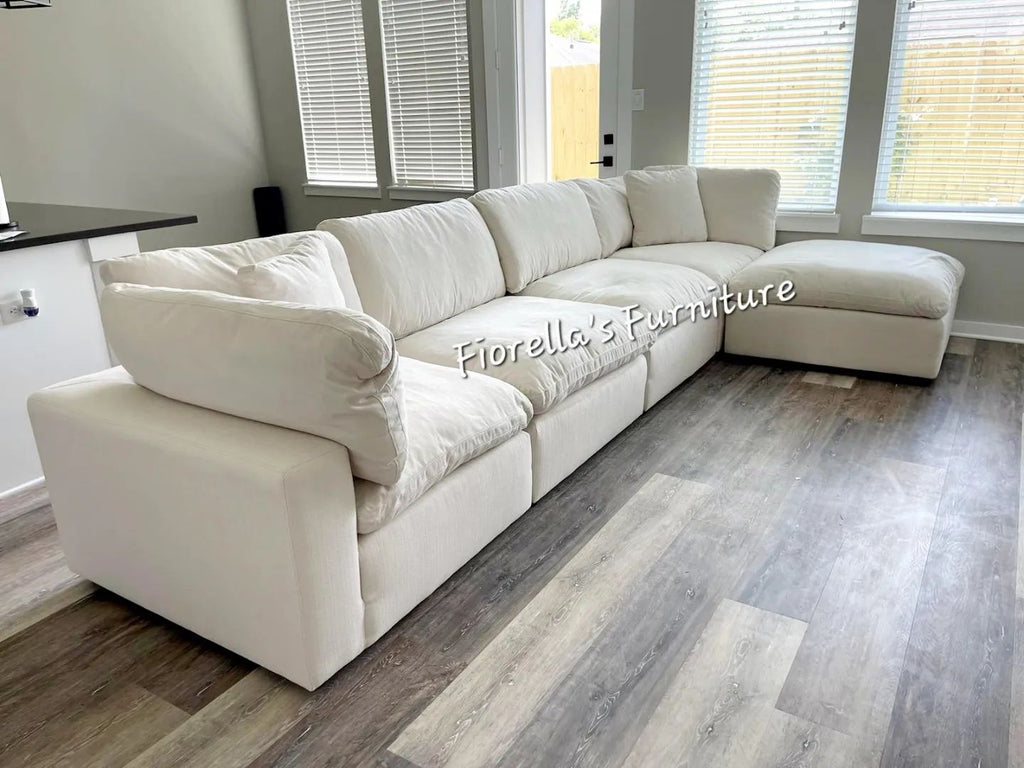 Cloud Cotton Feather Sectional 5pc