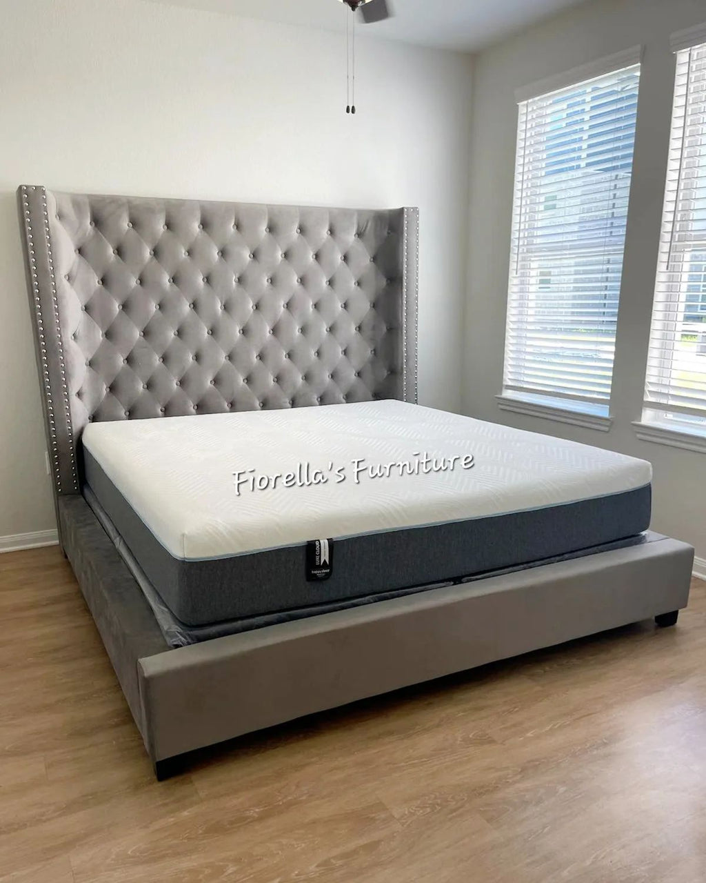 Rosabelle Grey Bed